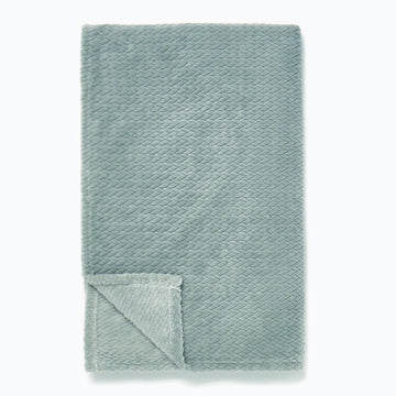 At Home Kasha Throw Sky Grey - 125x150cm