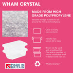 Wham Crystal 28L Box & Lid - Pack of 5