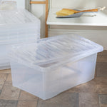 Wham Crystal 45L Box & Lid - Pack of 5