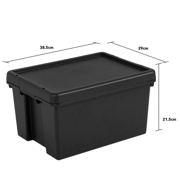 Wham Bam 16L Heavy Duty Recycled Box with Lid - Pack of 5
