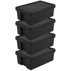 Pack of 4 Wham Bam 36L Heavy Duty Recycled Box with Lid