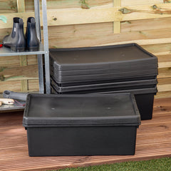 Pack of 4 Wham Bam 36L Heavy Duty Recycled Box with Lid