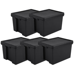 Pack of 5 Wham Bam 45L Heavy Duty Recycled Box with Lid