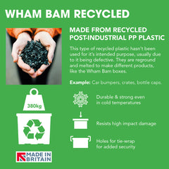 Pack of 2 Wham Bam 92L Heavy Duty Recycled Box with Lid