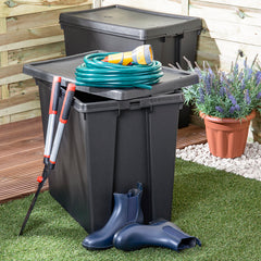 Pack of 2 Wham Bam 92L Heavy Duty Recycled Box with Lid