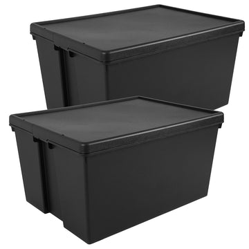 Wham Bam 150L Heavy Duty Recycled Box with Lid - Pack of 2