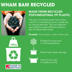 Wham Bam 154L Heavy Duty Recycled Box with Lid