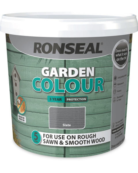 Ronseal Garden Colour 5l Slate The