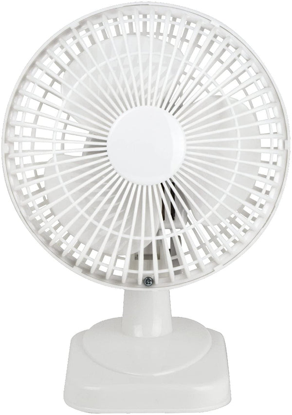 Status 6in White Desk Fan