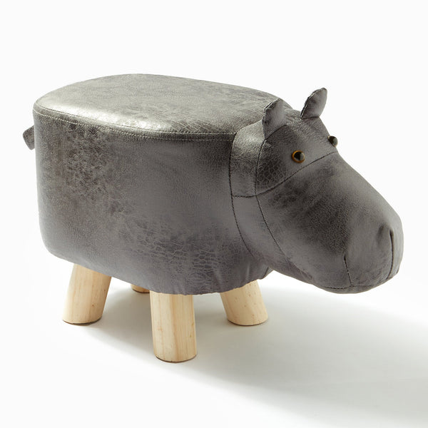 At Home Hippo Foot Stool