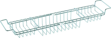 Extendable Chrome Bath Tub Rack