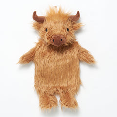Cosy Home 0.7L Novelty Highland Cow Hot Water Bottle