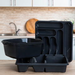 Casa Black 3 Piece Kitchen Set