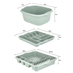 Casa Silver Sage 3 Piece Kitchen Set