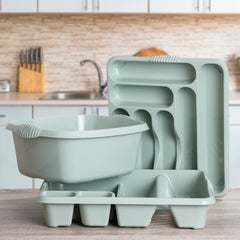 Casa Silver Sage 3 Piece Kitchen Set