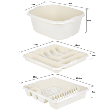 Casa 3 Piece Kitchen Set Soft Cream