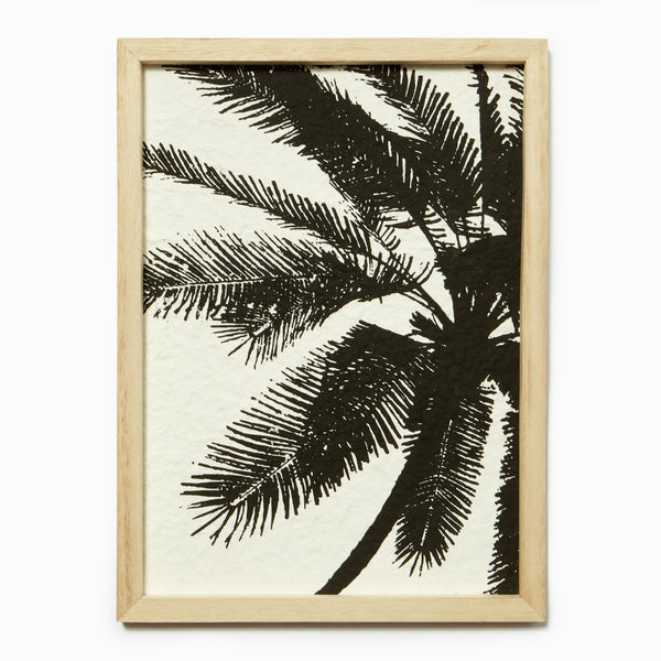 At Home Mono Wall Art Palm