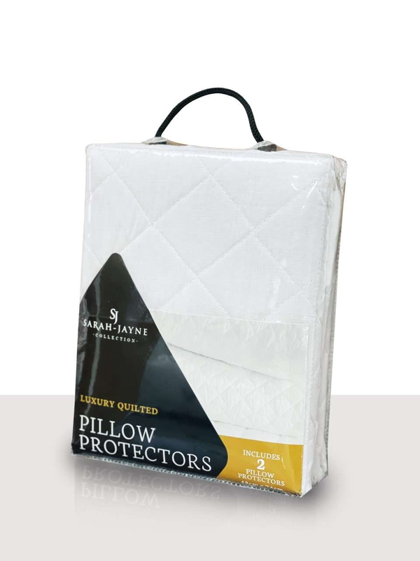 Sarah Jayne Quilted Pillow Protector Pair