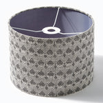 At Home Indian Style Black/White Cyclinder Light Shade