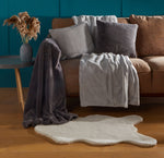 At Home Silver Cashmere Cushion