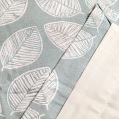 Fusion Delft Duck Egg Eyelet Curtains
