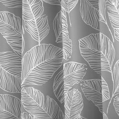 Fusion Matteo Grey Eyelet Curtains