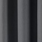 Fusion Sorbonne Eyelet Curtains - Charcoal