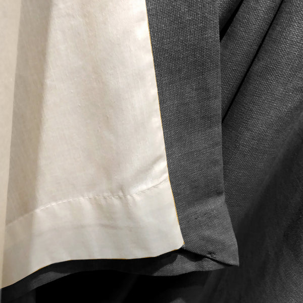 Fusion Sorbonne Eyelet Curtains - Charcoal