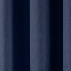 Fusion Sorbonne Navy Eyelet Curtains