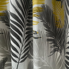 Fusion Tropical Ochre Eyelet Curtains