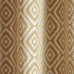 Appletree Loft Asha Jacquard Eyelet Curtains Ochre