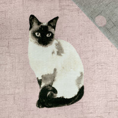 Fusion Cats Easy Care Blush Duvet Cover Set