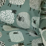 Fusion Dotty Sheep Easy Care Duvet Set Duck Egg