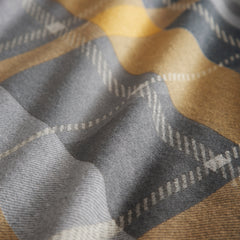 Dreams & Drapes Lodge Colville Ochre Check Duvet Cover Set