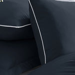 Appletree Boutique Plain Dye 200TC Duvet Set Navy