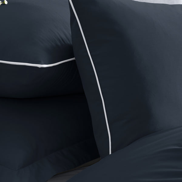 Appletree Boutique Plain Dye 200TC Duvet Set Navy