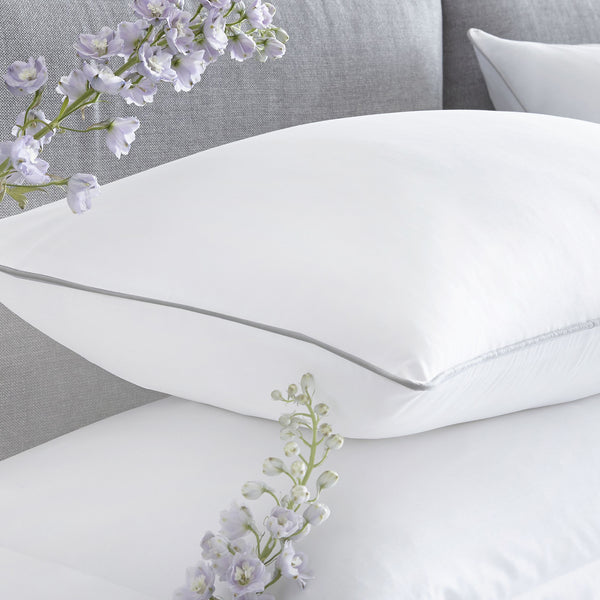 Appletree Boutique 200 Piped Duvet Cover Set - White