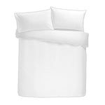 Appletree Boutique 200 Piped Duvet Cover Set - White