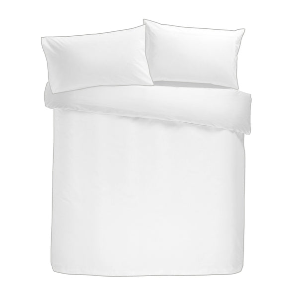 Appletree Boutique 200 Piped Duvet Cover Set - White