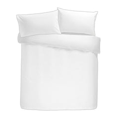 Appletree Boutique Piped White Duvet Cover Set