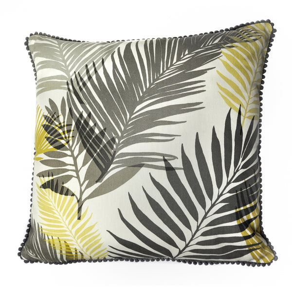 Fusion Tropical 100% Cotton Cushion Ochre