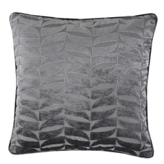 Curtina Kendal Charcoal Jacquard Cushion
