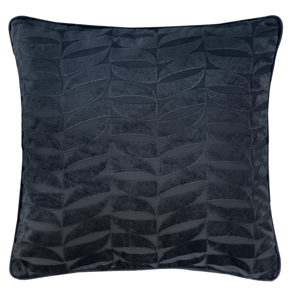 Curtina Kendal Jacquard Cushion Navy