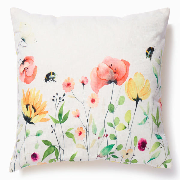 At Home Busy Bee Cushion