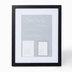 At Home Black Picture Frame With Mount - Large