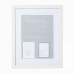 At Home White Picture Frame With Mount - Large