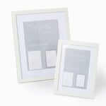 At Home White Picture Frame With Mount - Small