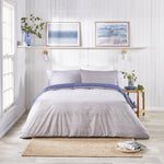 Fusion Bethan Reversible Duvet Cover Set - Navy Grey