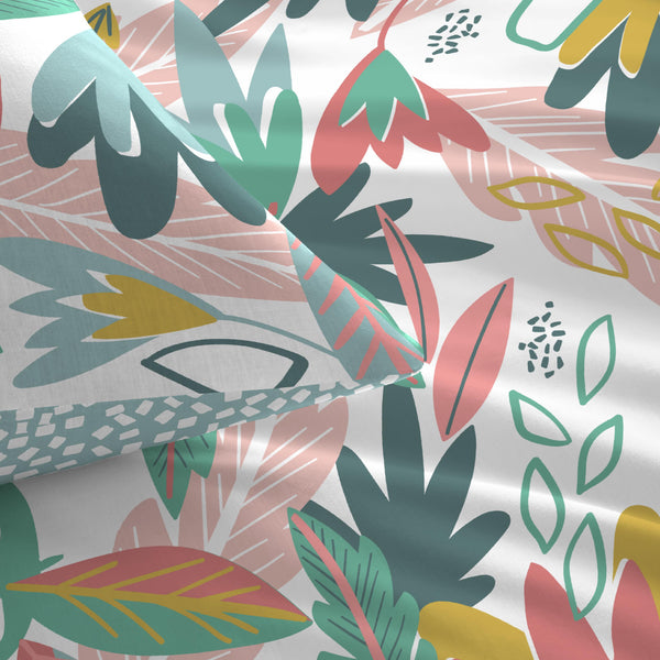 Fusion Rona Reversible Duvet Cover Set Duck Egg
