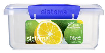Sistema Klip It Rectangular Food Storage 1L